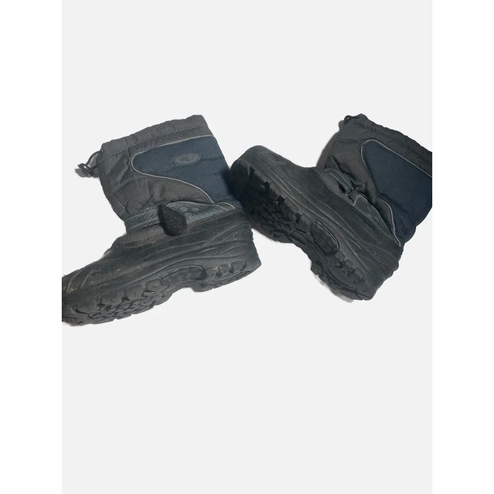 Champion Snow Boots Kids Size 3 Navy Black Insulated Winter Outdoor Gear